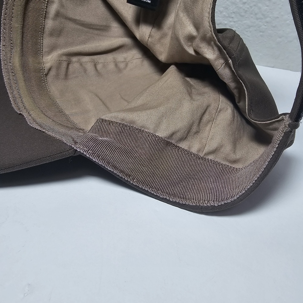 Babaton Aritzia Womens Brown Premier Crest Baseball Cap Hat One Size Adjustable - Picture 9 of 11